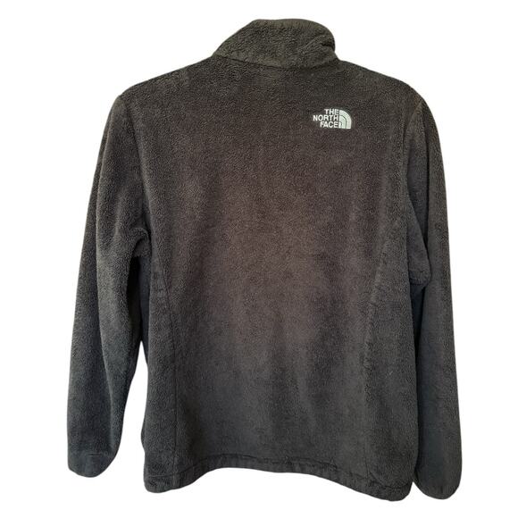 The North Face Black Fuzzy Zip Fleece Track Jacket Outdoors Hiking Gorpcore S - Picture 6 of 6